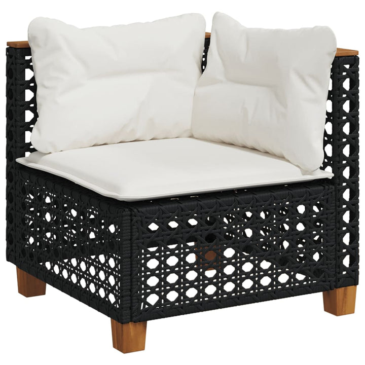 Set Mobilier De Grădină Cu Perne, 5 Piese, , Poliratan