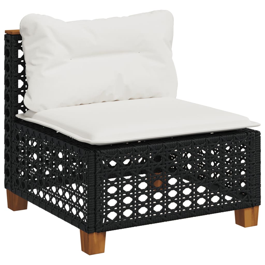 Set Mobilier De Grădină Cu Perne, 5 Piese, , Poliratan