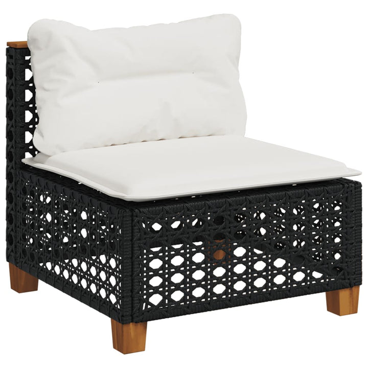 Set Mobilier De Grădină Cu Perne, 5 Piese, , Poliratan