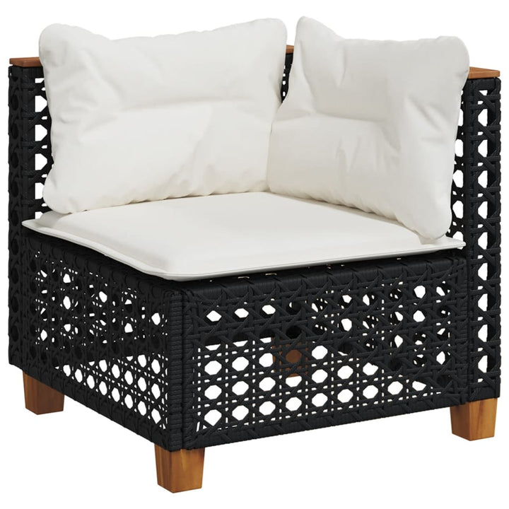Set Canapele De Grădină Cu Perne, 7 Piese, , Poliratan