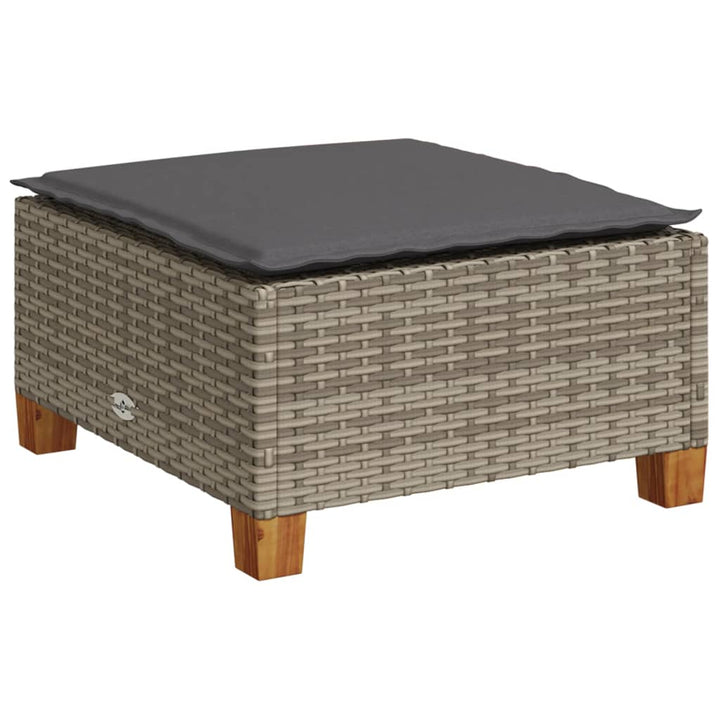 Set Canapea De Grădină Cu Perne, 4 Piese, , Poliratan