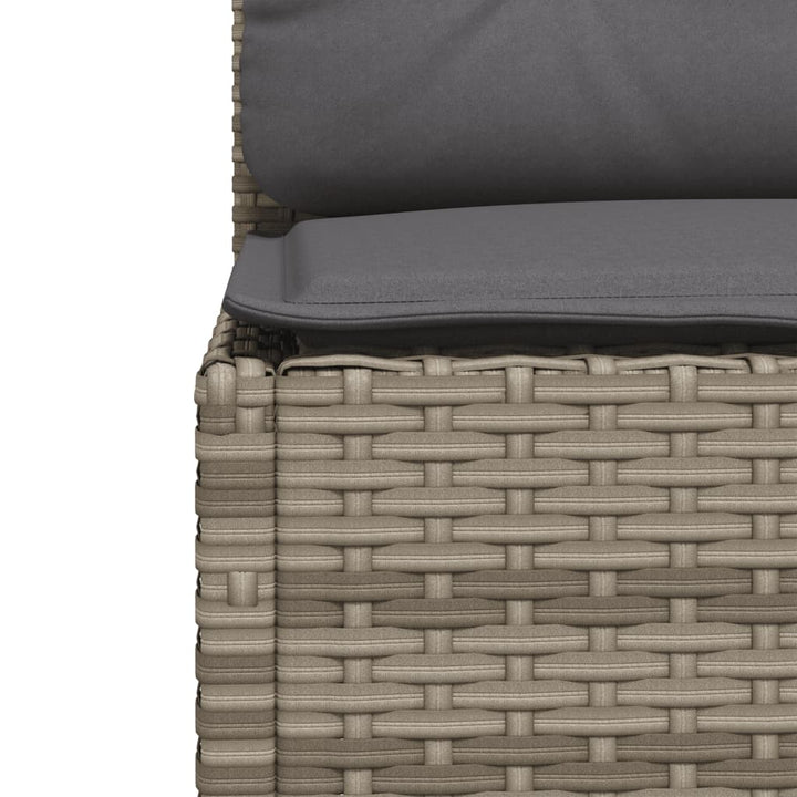 Set Canapea De Grădină Cu Perne, 4 Piese, , Poliratan