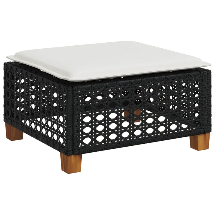 Set Mobilier De Grădină Cu Perne, 6 Piese, , Poliratan