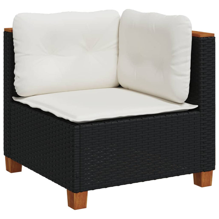 Set Mobilier De Grădină Cu Perne, 5 Piese, , Poliratan