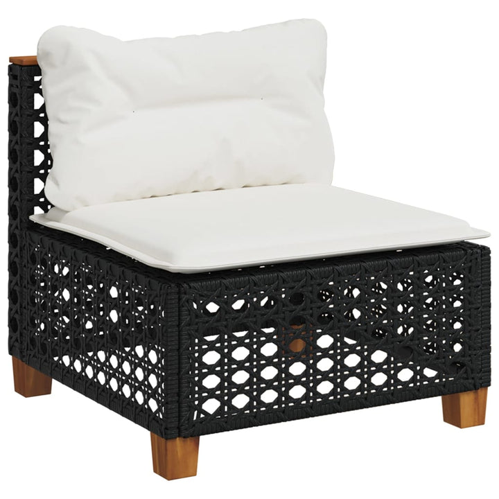 Set Canapele De Grădină Cu Perne, 7 Piese, , Poliratan
