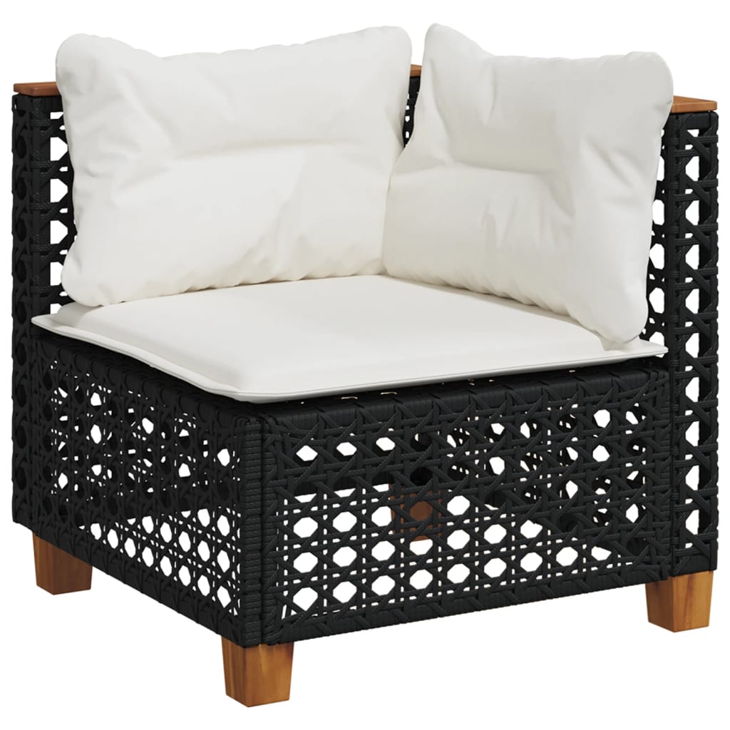 Set Canapele De Grădină Cu Perne, 7 Piese, , Poliratan