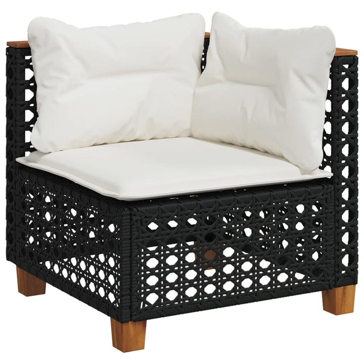Set Mobilier De Grădină Cu Perne, 8 Piese, , Poliratan