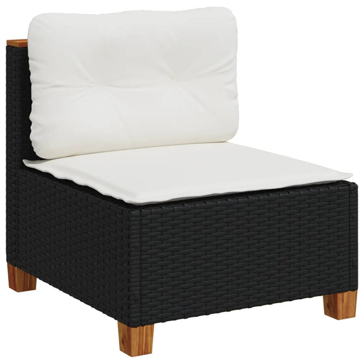 Set Canapele De Grădină Cu Perne, 10 Piese, , Poliratan