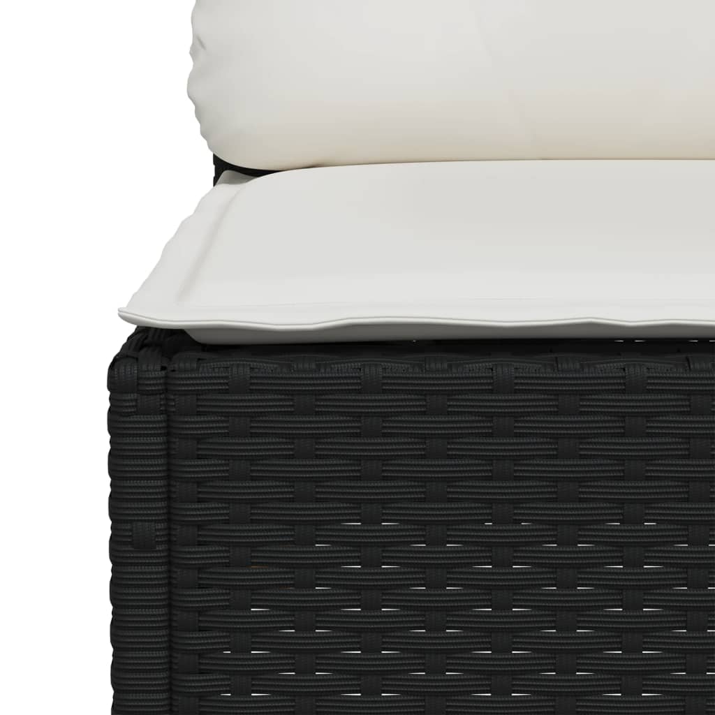 Set Canapele De Grădină Cu Perne, 10 Piese, , Poliratan
