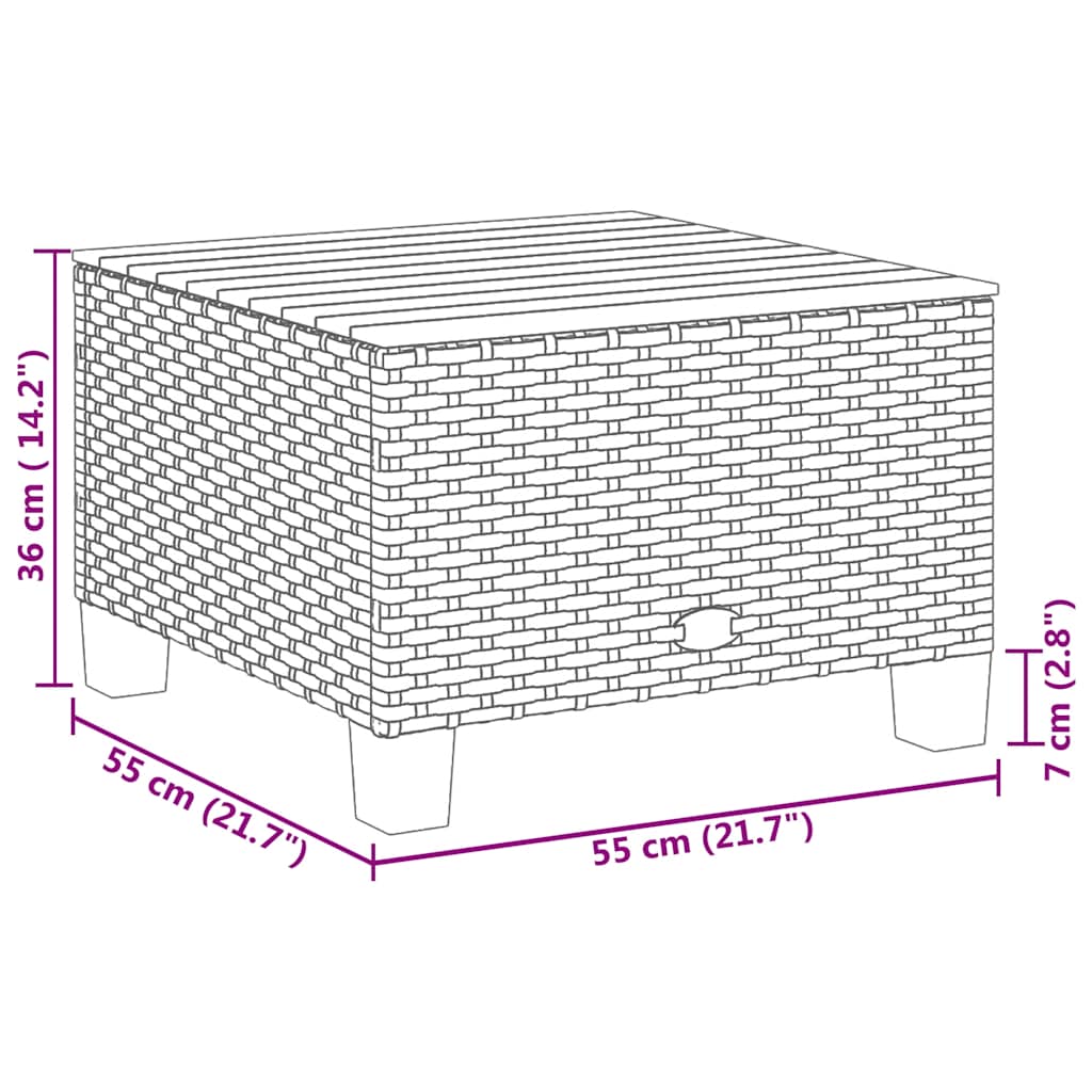 Set Canapele De Grădină Cu Perne, 10 Piese, , Poliratan
