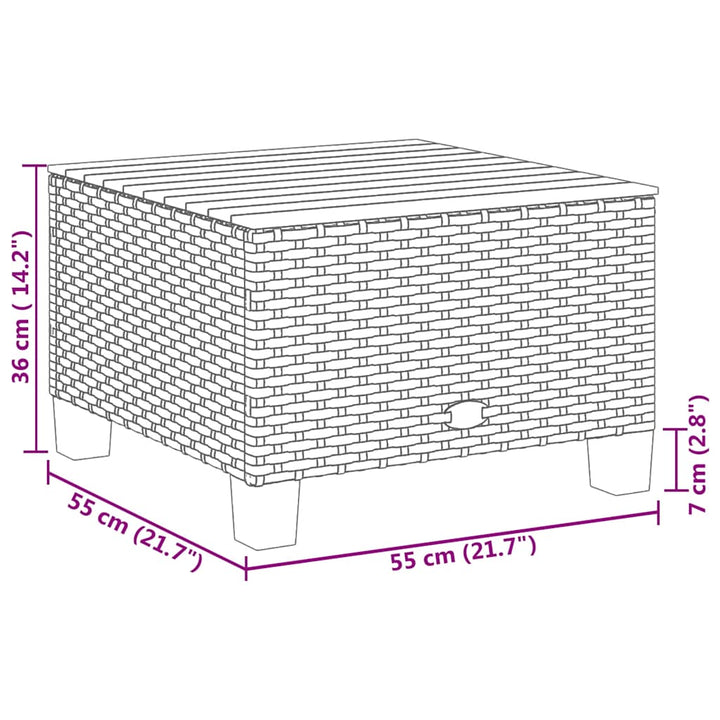 Set Canapele De Grădină Cu Perne, 10 Piese, , Poliratan