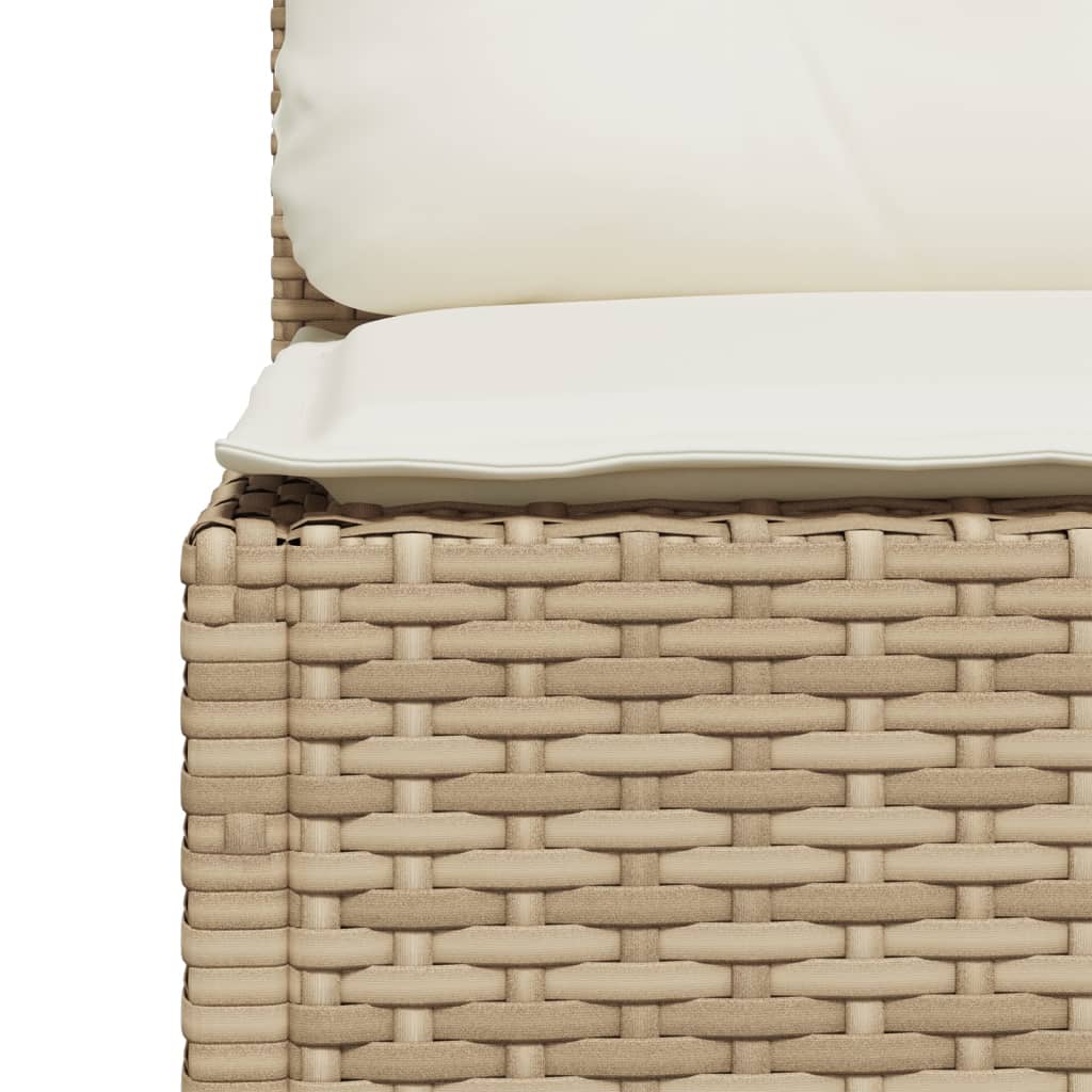 Set Canapele De Grădină Cu Perne, 10 Piese, , Poliratan