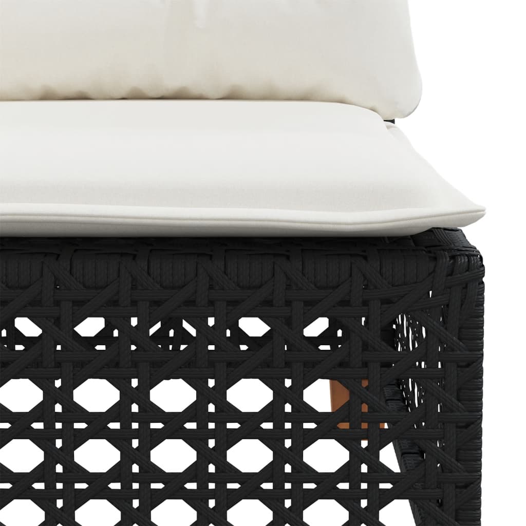 Set Canapele De Grădină Cu Perne, 11 Piese, , Poliratan