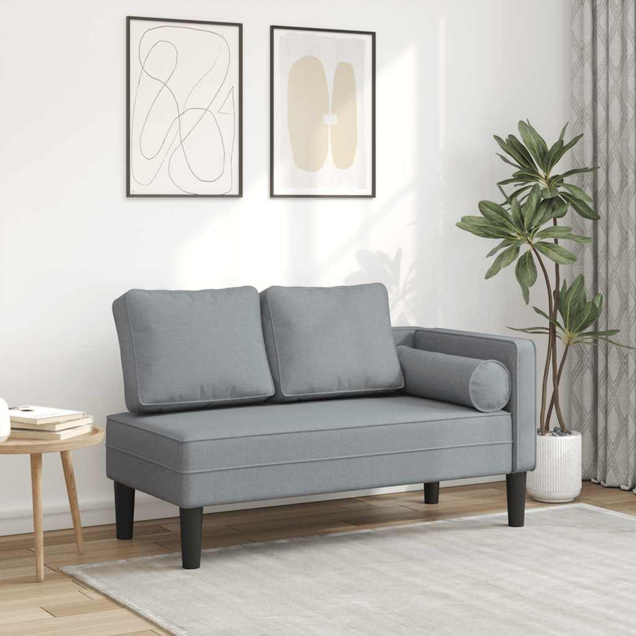 Șezlong Cu Perne, , Material Textil