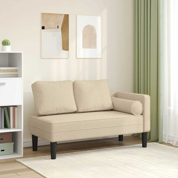 Șezlong Cu Perne, , Material Textil