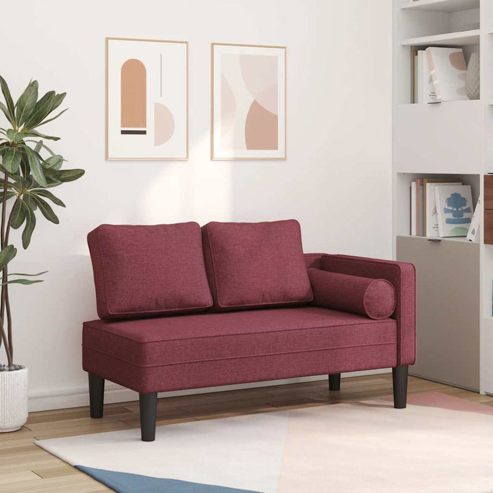 Șezlong Cu Perne, , Material Textil