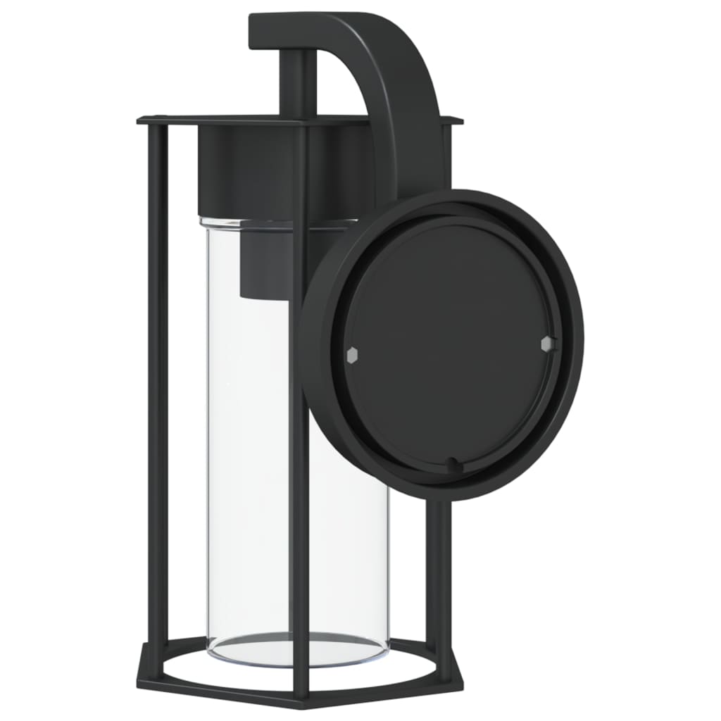 Lampă Exterioară De Perete, Negru, Oțel Inoxidabil