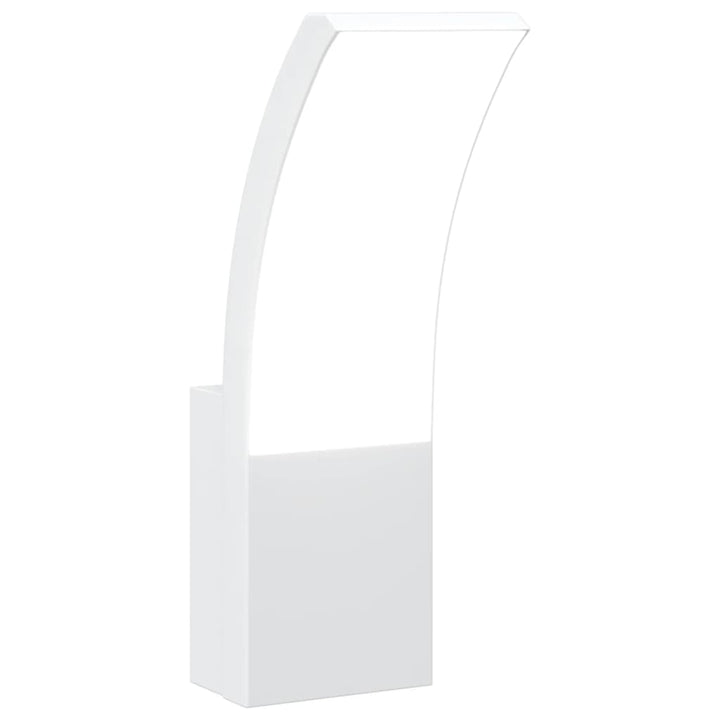 Lampă Exterioară De Perete Cu Led, , Aluminiu Turnat Alb