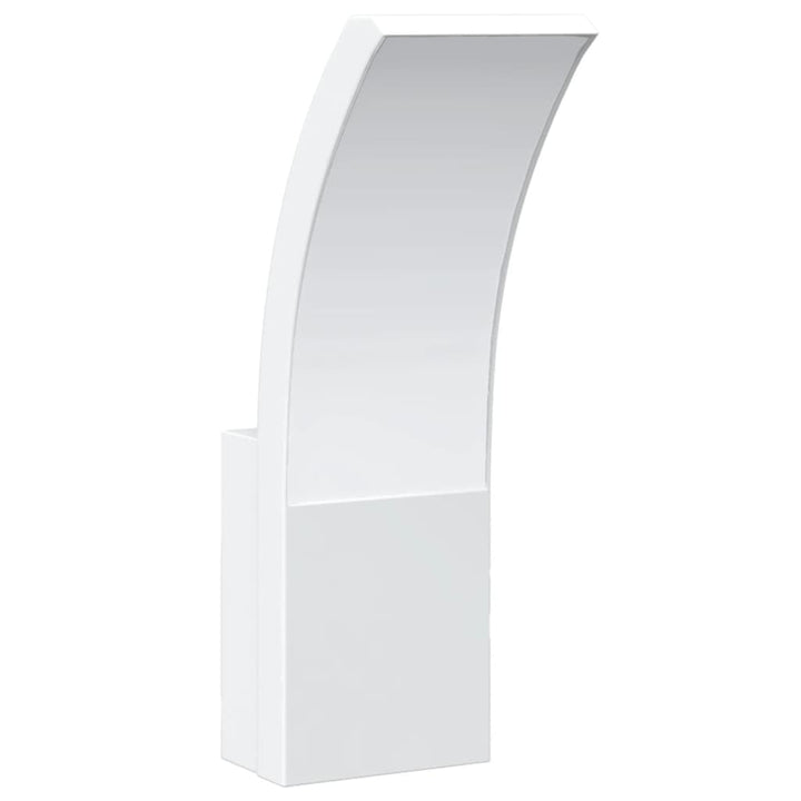 Lampă Exterioară De Perete Cu Led, , Aluminiu Turnat Alb