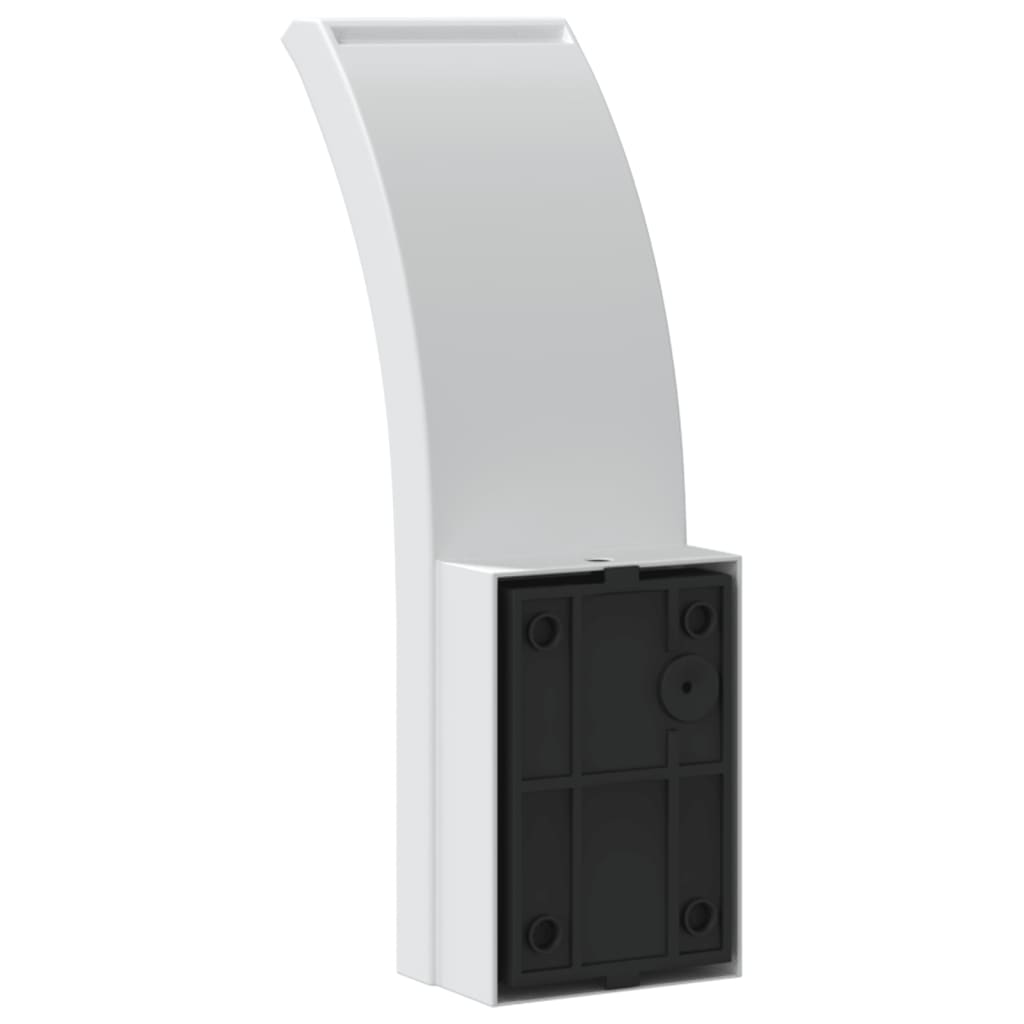 Lampă Exterioară De Perete Cu Led, , Aluminiu Turnat Alb