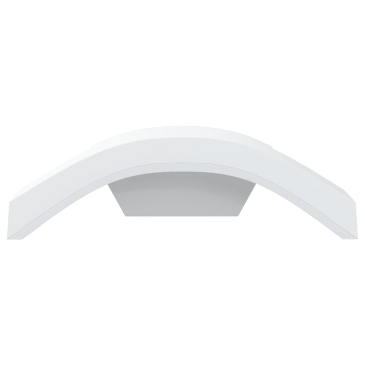 Lămpi Exterioare De Perete Cu Led 2 Buc. , Aluminiu Turnat Alb