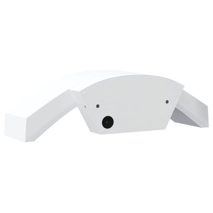 Lămpi Exterioare De Perete Cu Led 2 Buc. , Aluminiu Turnat Alb