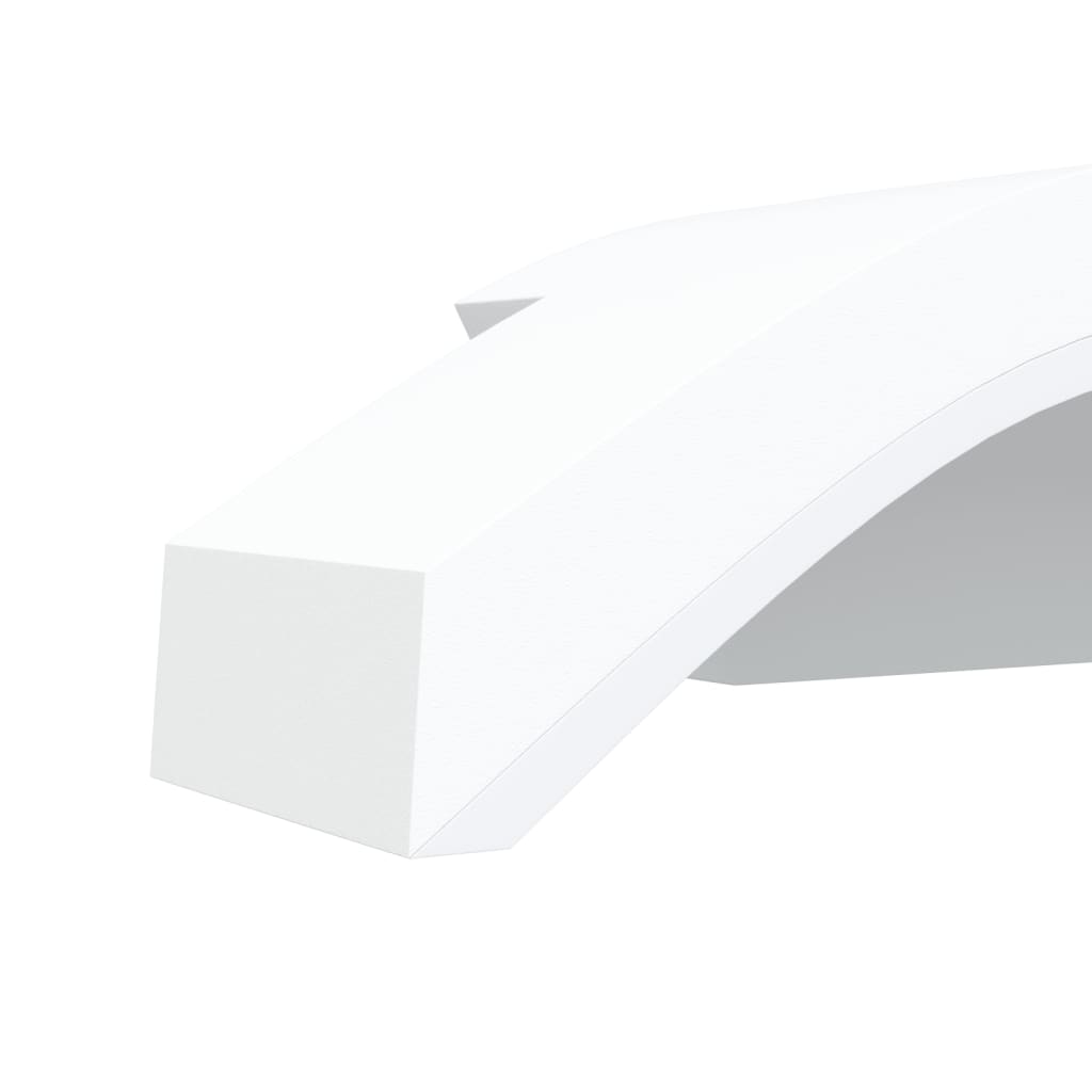 Lămpi Exterioare De Perete Cu Led 2 Buc. , Aluminiu Turnat Alb