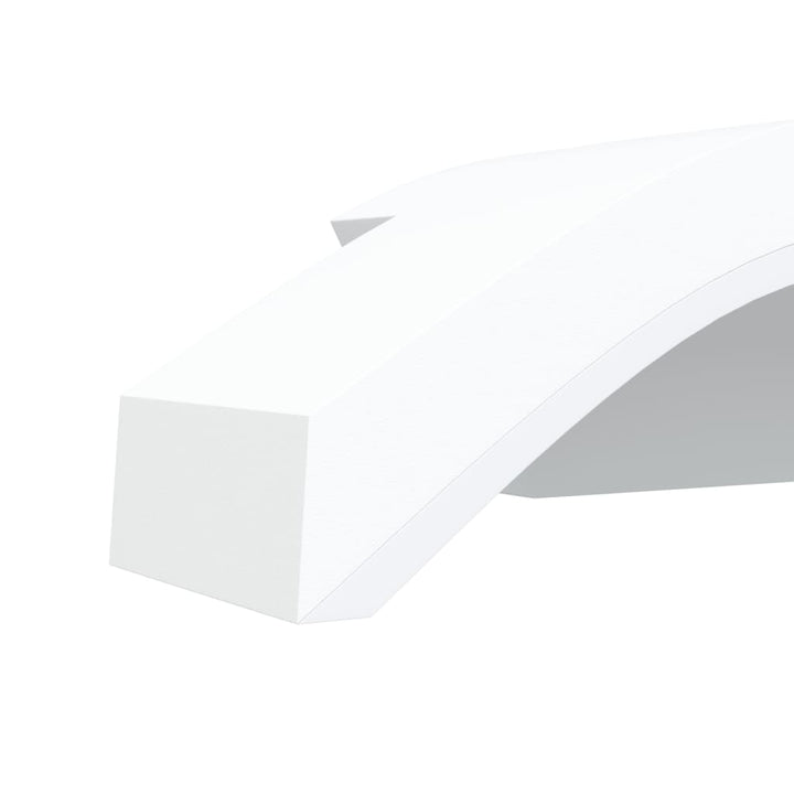 Lămpi Exterioare De Perete Cu Led 2 Buc. , Aluminiu Turnat Alb