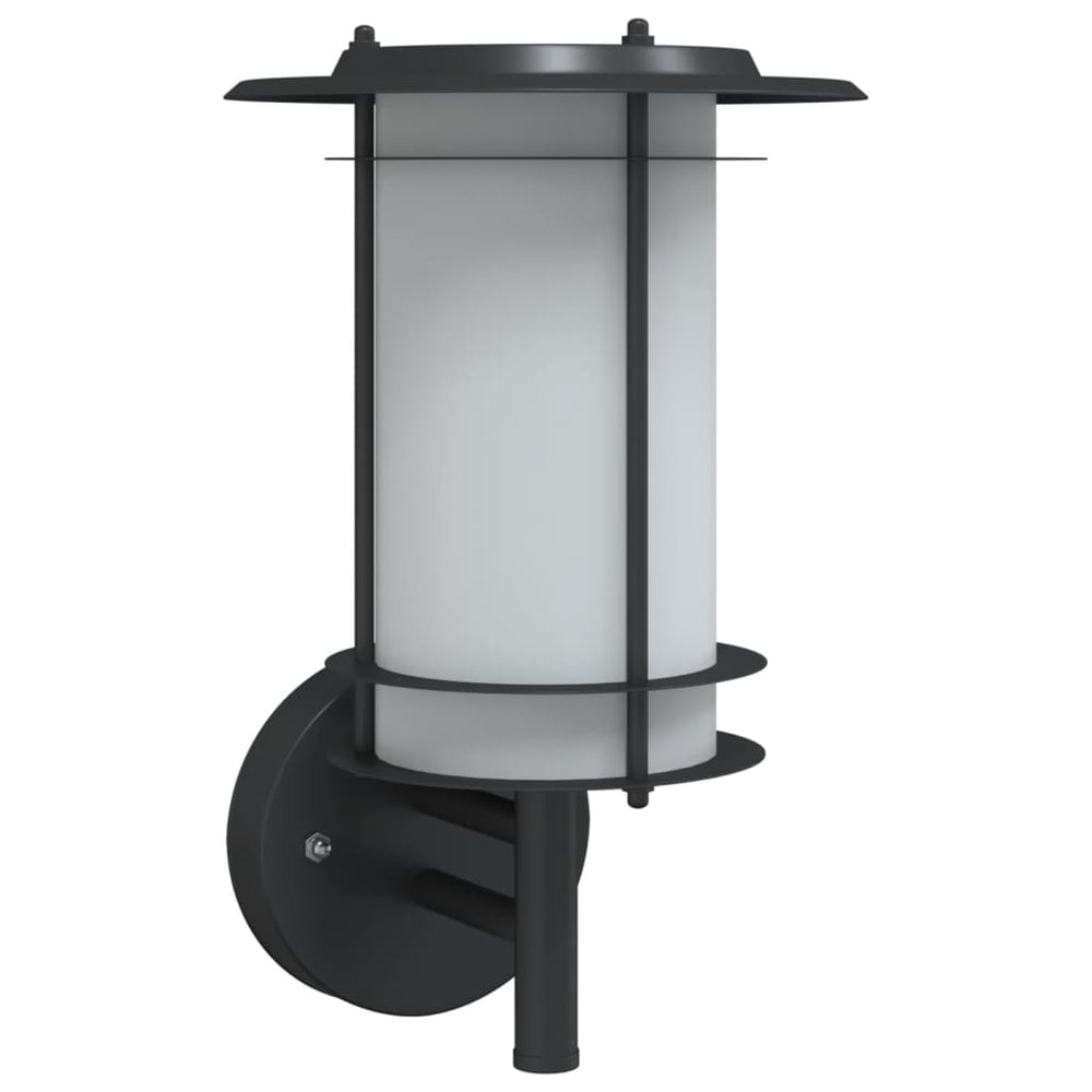 Lampă Exterioară De Perete, , Oțel Inoxidabil Negru