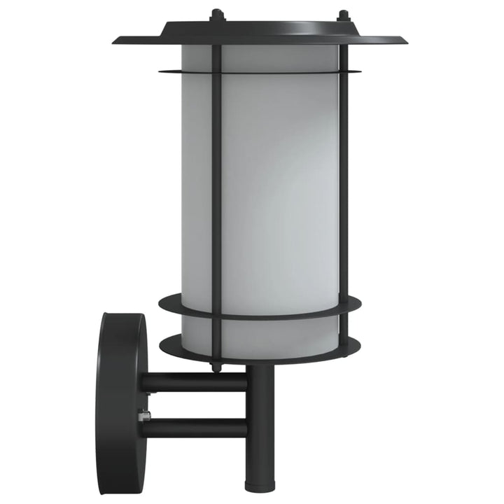 Lampă Exterioară De Perete, , Oțel Inoxidabil Negru