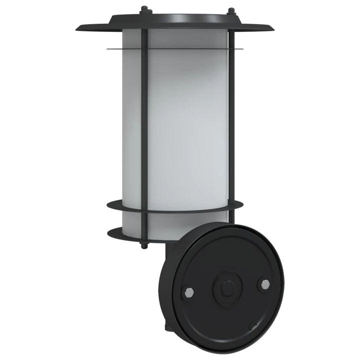 Lampă Exterioară De Perete, , Oțel Inoxidabil Negru