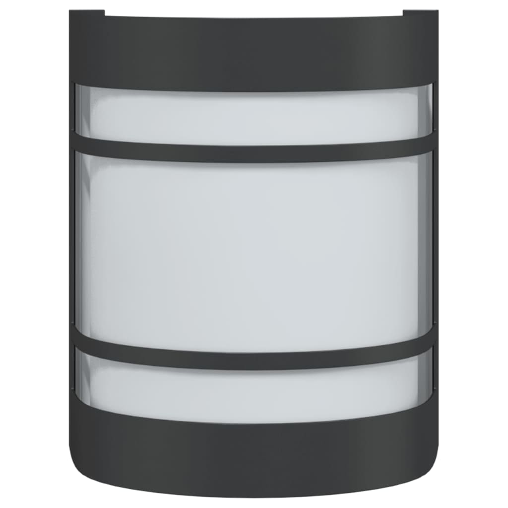 Lampă Exterioară De Perete, , Oțel Inoxidabil Negru
