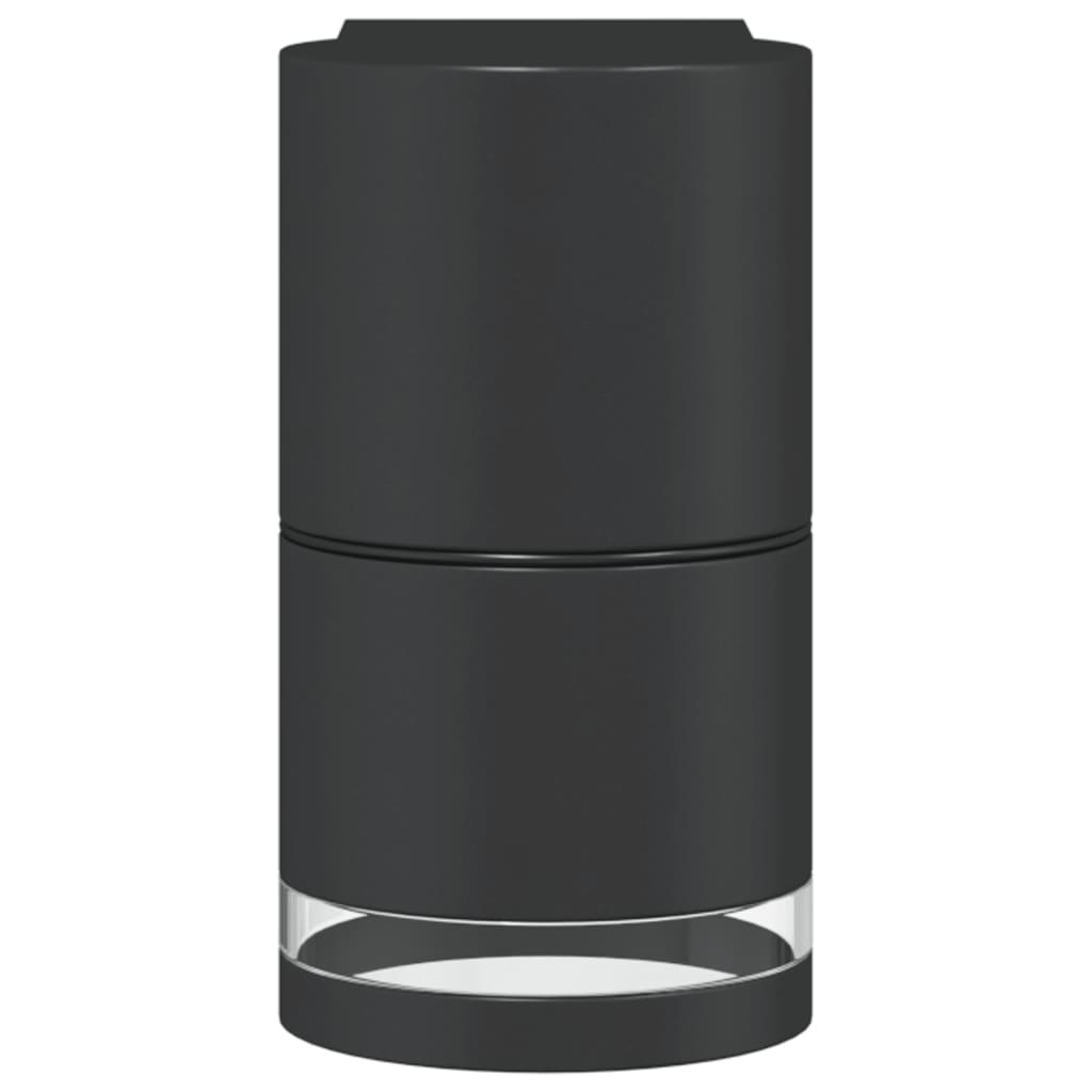 Lămpi Exterioare De Perete Cu Led 2 Buc. Negru, Aluminiu Turnat