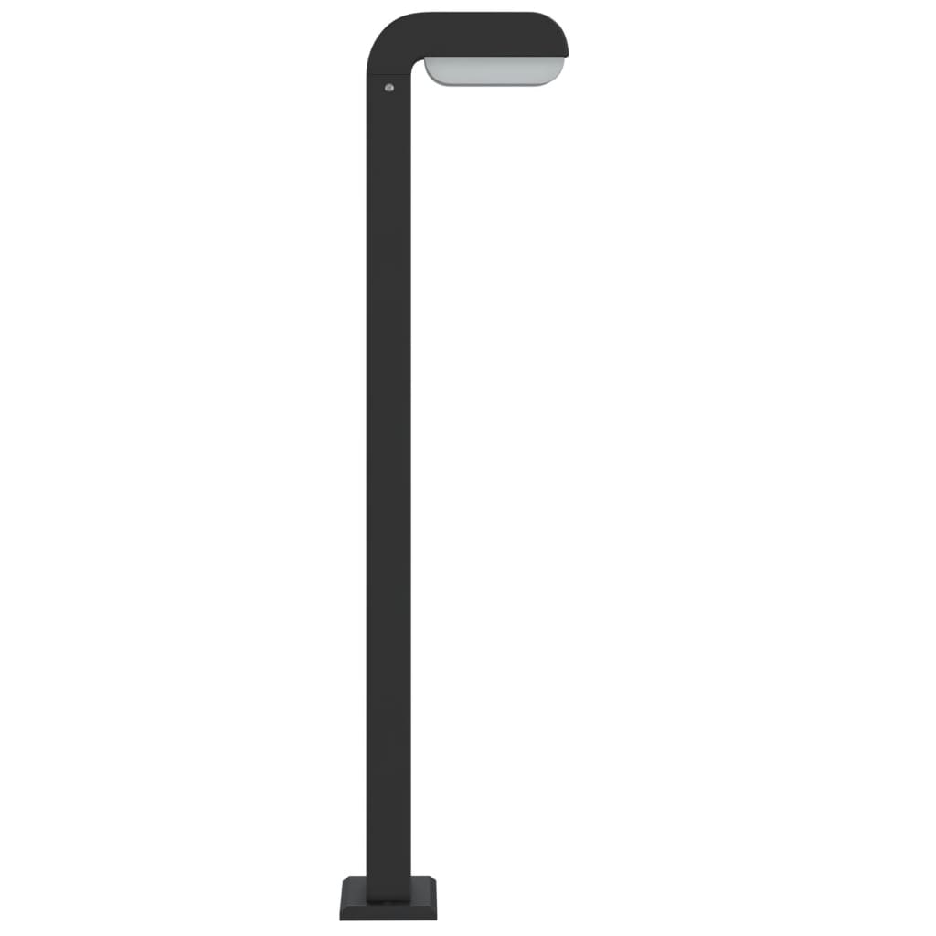 Lămpi Exterioare De Podea 3 Buc. Negru Aluminiu Turnat
