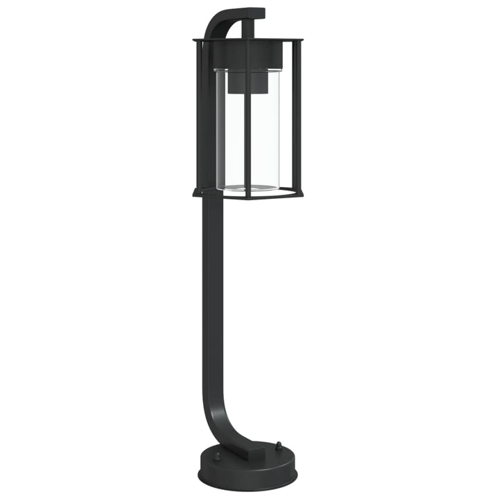 Lampă Exterioară De Podea, Negru, , Oțel Inoxidabil