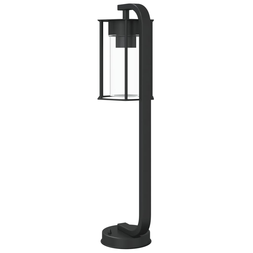 Lampă Exterioară De Podea, Negru, , Oțel Inoxidabil