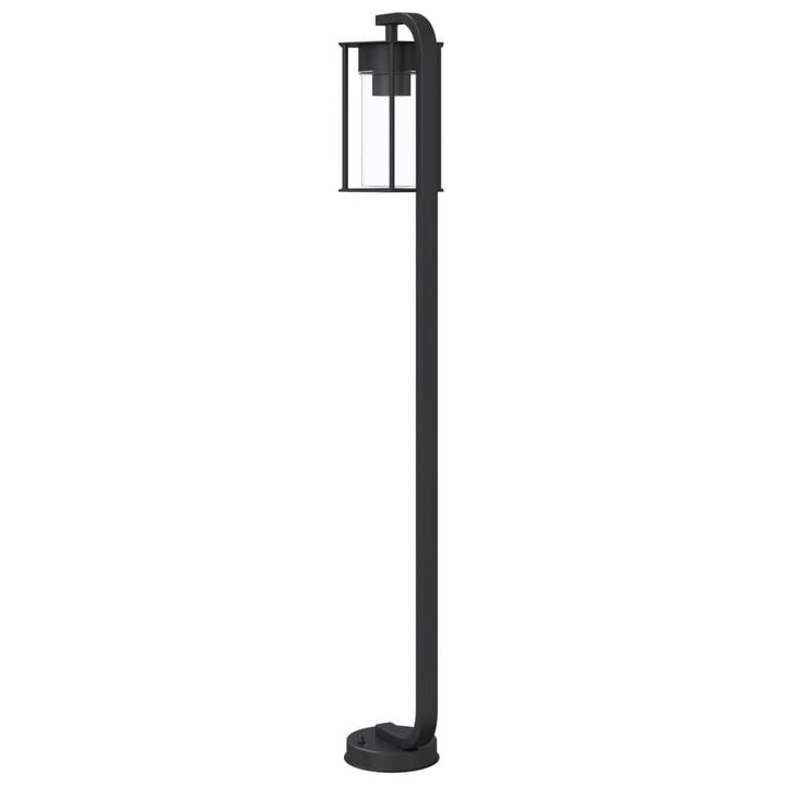 Lampă Exterioară De Podea, Negru, , Oțel Inoxidabil