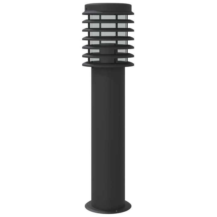 Lămpi De Podea De Exterior 3 Buc. 60 Cm Oțel Inoxidabil Negru