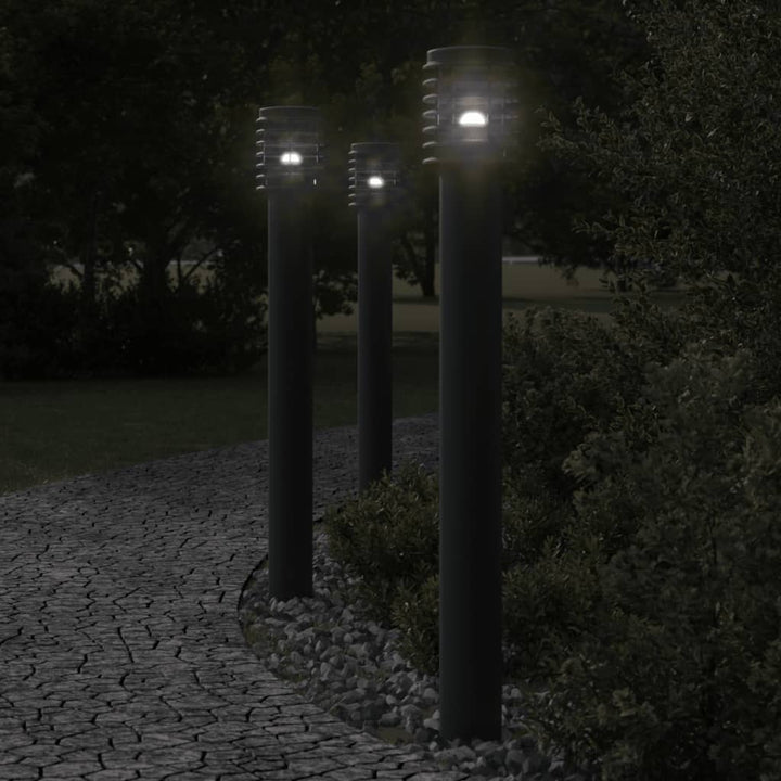Lampă Exterioară De Podea, , 110 Cm, Oțel Inoxidabil Negru