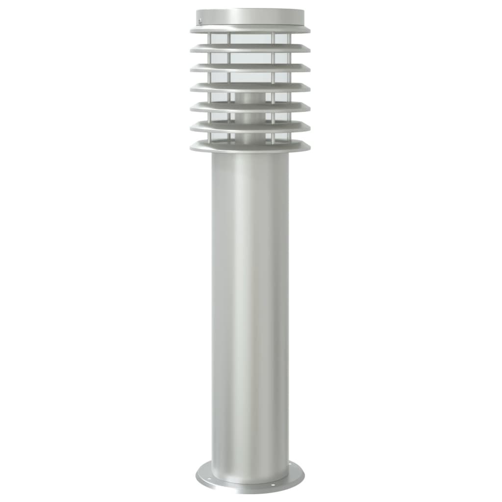 Lampă Exterioară De Podea , 60 Cm, Oțel Inox Argintiu