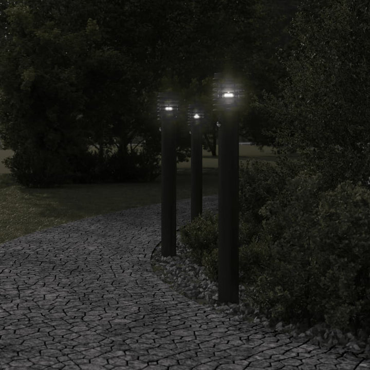 Lampă Exterioară De Podea , , 110 Cm, Oțel Inox Negru