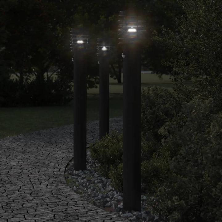 Lampă Exterioară De Podea , , 110 Cm, Oțel Inox Negru