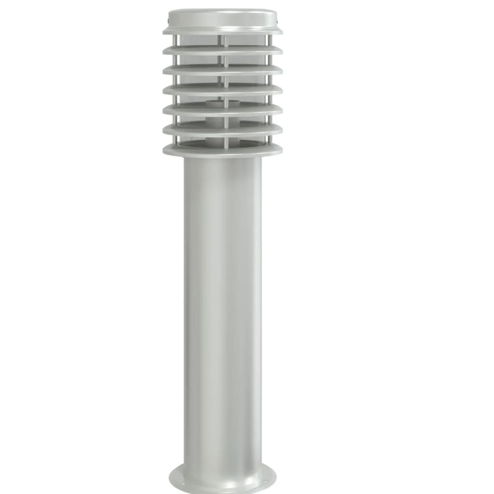 Lămpi De Podea De Exterior 3 Buc 60 Cm Oțel Inoxidabil Argintiu