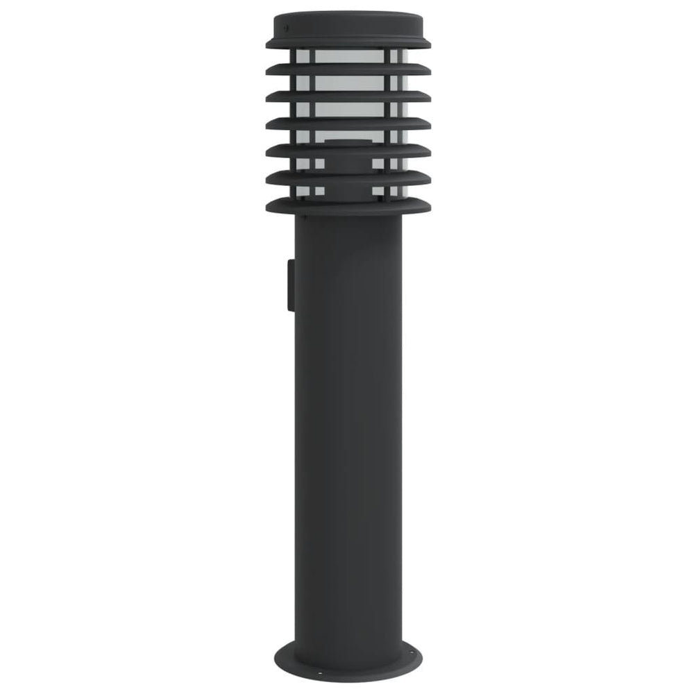 Lampă Exterioară De Podea , , 60 Cm, Oțel Inox Negru