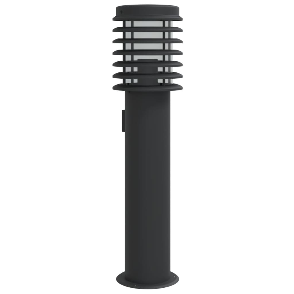 Lampă Exterioară De Podea , , 60 Cm, Oțel Inox Negru