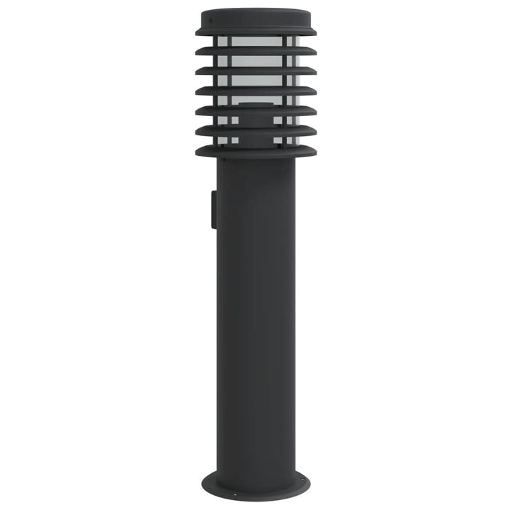Lampă Exterioară De Podea , , 60 Cm, Oțel Inox Negru