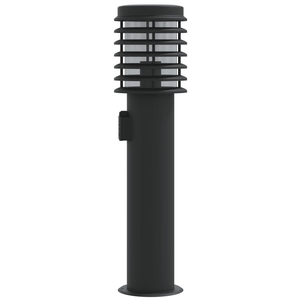 Lampă Exterioară De Podea , , 60 Cm, Oțel Inox Negru