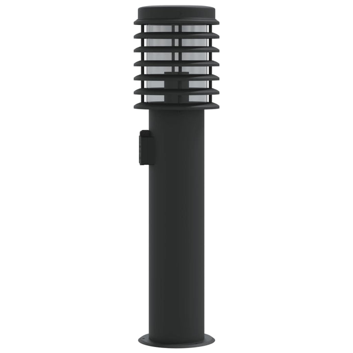 Lampă Exterioară De Podea , , 60 Cm, Oțel Inox Negru