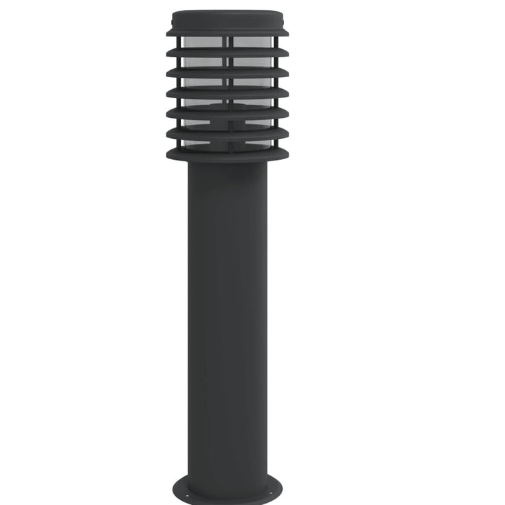 Lămpi De Podea De Exterior 3 Buc 60 Cm Oțel Inoxidabil Negru