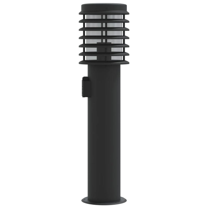 Lămpi De Podea De Exterior 3 Buc 60 Cm Oțel Inoxidabil Negru